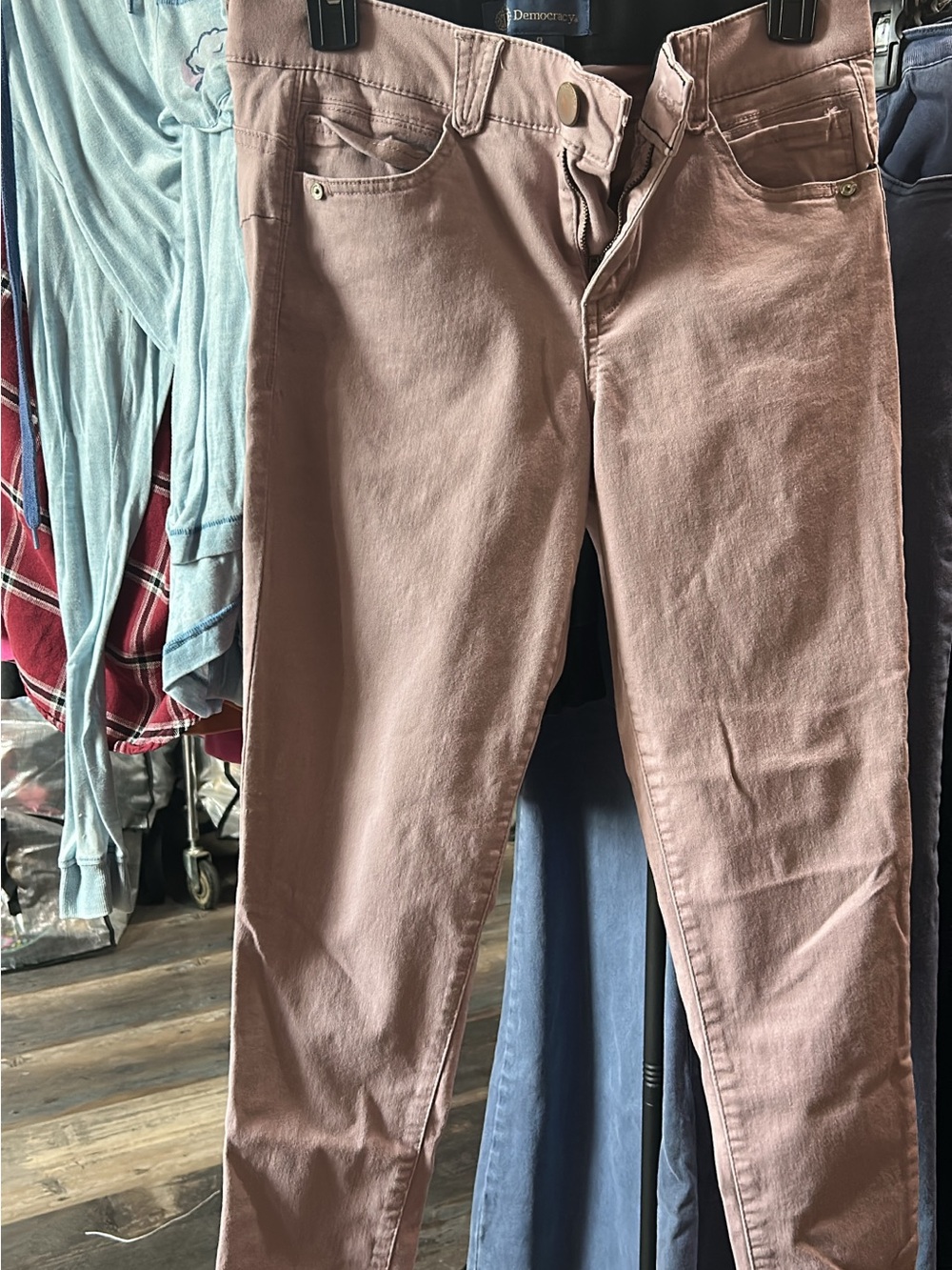 Democracy Dusty Rose Skinny Jeans